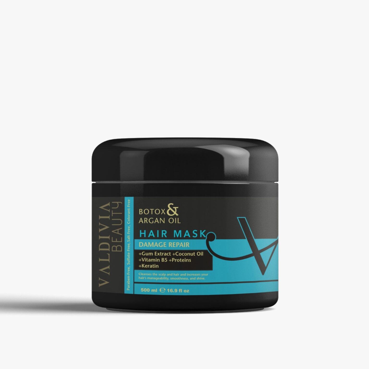 Botox & Argan Oil Hair Mask 500 ml – VALDIVIA Beauty